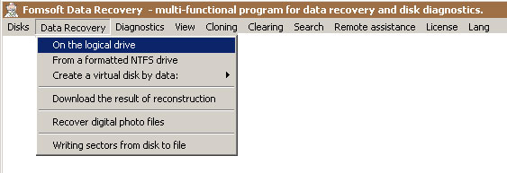 Recovering from a problem logical drive letter