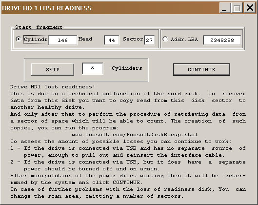 Příklad vyplněného formuláře pro odeslání výsledku skenování na bezplatnou analýzu do laboratoře Fomsoft.