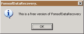 This is the free version of the Fomsoft Data Recovery program.